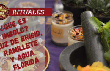 Qué es IMBOLC, Cruz de Brigid, ramillete y agua florida