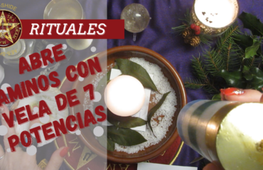 Ritual abre caminos con vela de 7 potencias